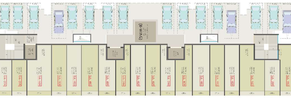 2ND TO 6TH &8TH TO 10TH FLOOR PLAN BUILDING 02 A-WING