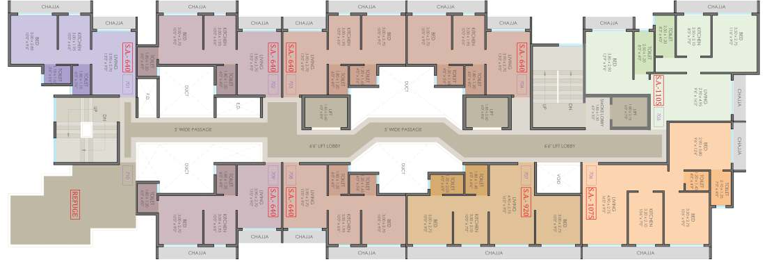 7TH FLOOR PLAN BUILDING 02 A-WING